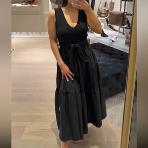 Jason Wu Black Tiered Dress